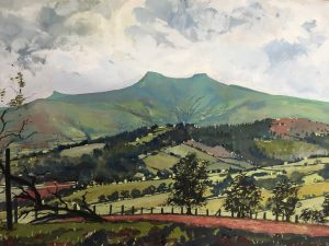 Beacons from Battle Hill (Gouache)